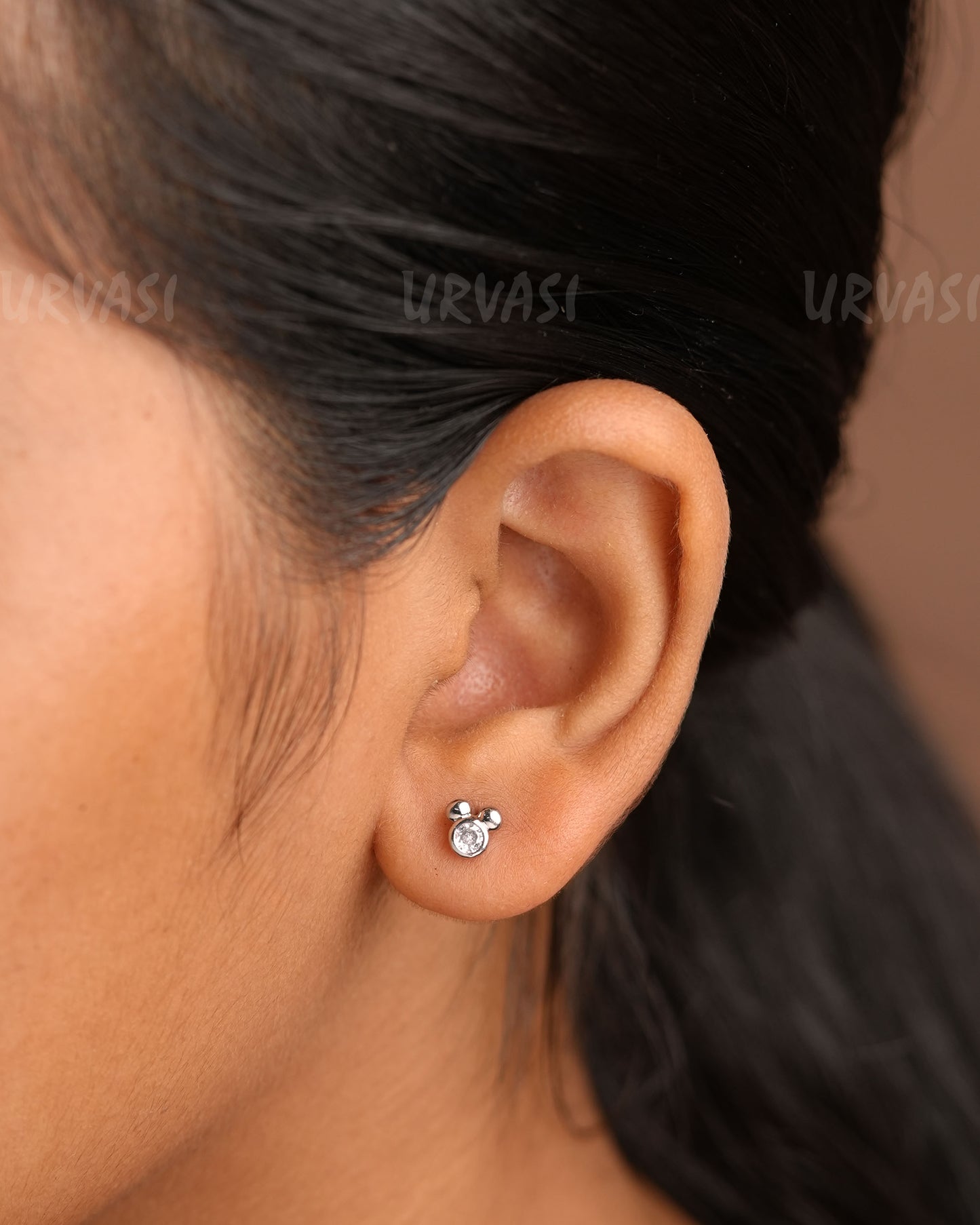 Minimal Stone-Studded Earrings ER 259