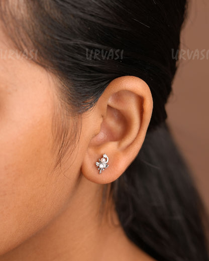 Minimal Stone-Stud Earrings ER 342