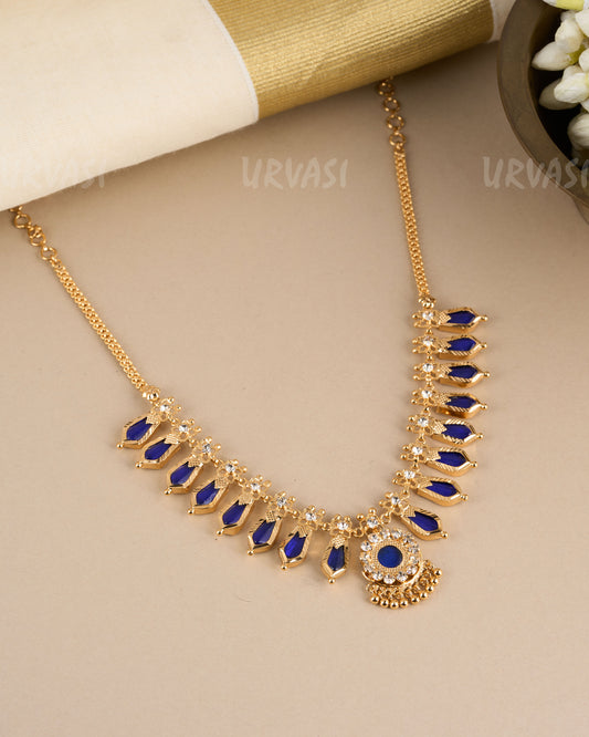 Traditional Nagapadam 8+8 Necklace 080