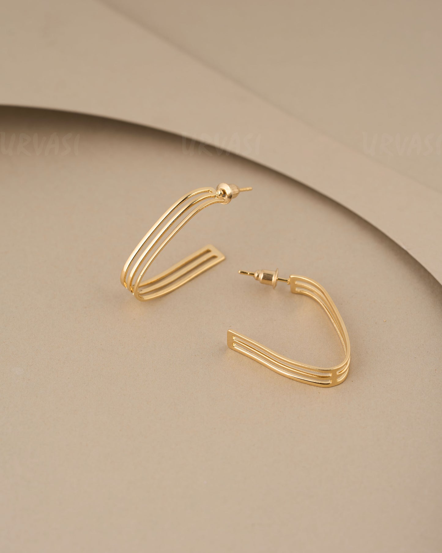 Gold polish Trendy Earring ER 47