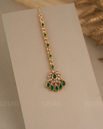 Gold-Toned Tear-Dropped Chutty  CH 97