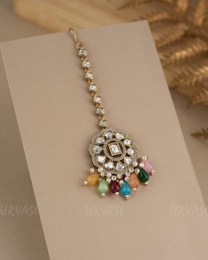 Mehendi Polish Kundan  and Polki Chutty CH 87