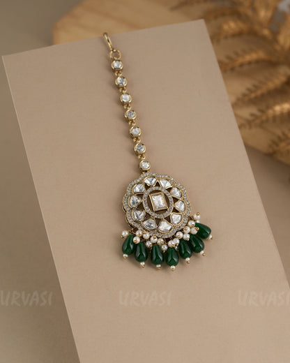 Mehendi Polish Kundan  and Polki Chutty CH 87