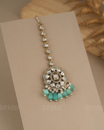 Mehendi Polish Kundan  and Polki Chutty CH 87