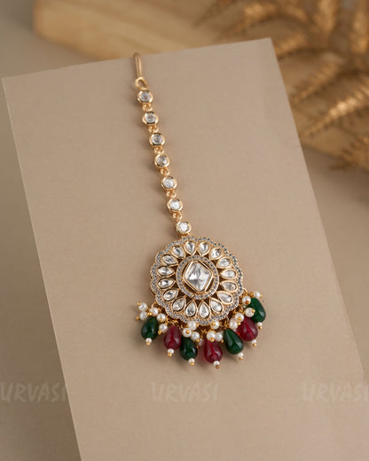 Gold-Toned Kundhan Stone Chutty CH 90