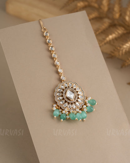 Gold-Toned Kundhan Stone Chutty CH 90
