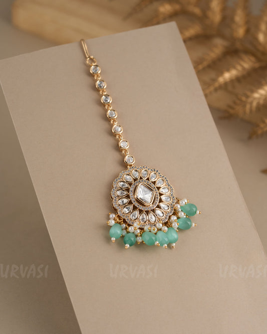 Gold-Toned Kundhan Stone Chutty CH 90