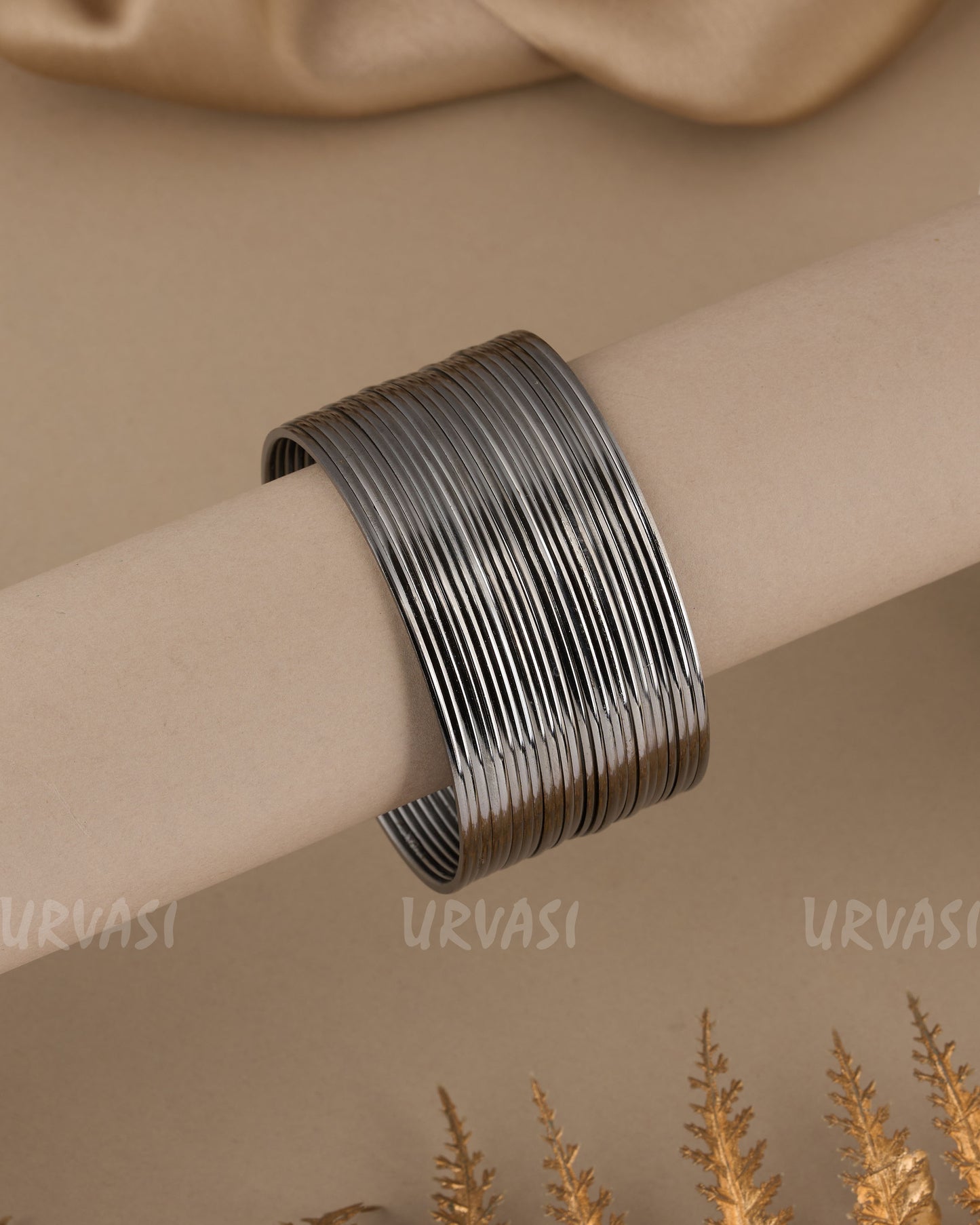Oxidised Gold Simple bangles BA 400( 24 pieces)