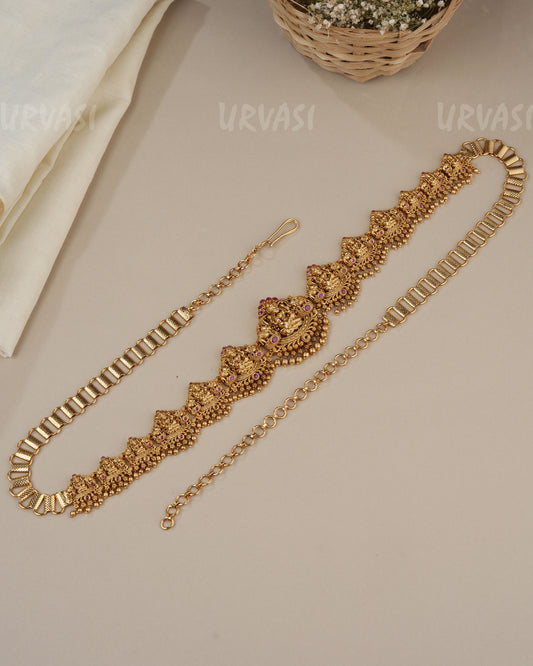 Premium Traditional Gaja Lakshmi Hip Chain HC 102