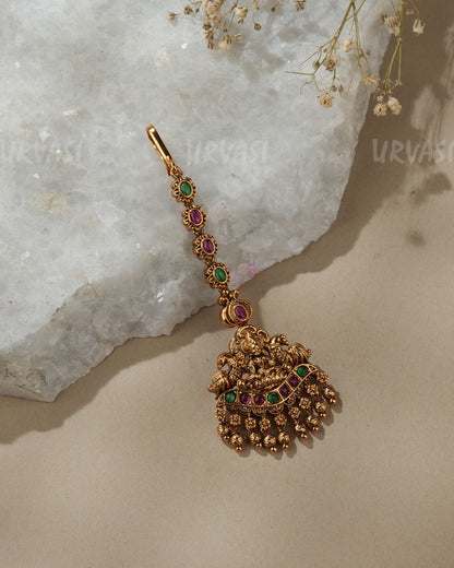 Gold-Toned Lakshmi Peacock Chutty CH 175
