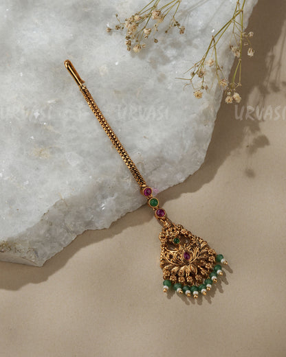 Gold-Toned Lakshmi Floral Chutty CH 171