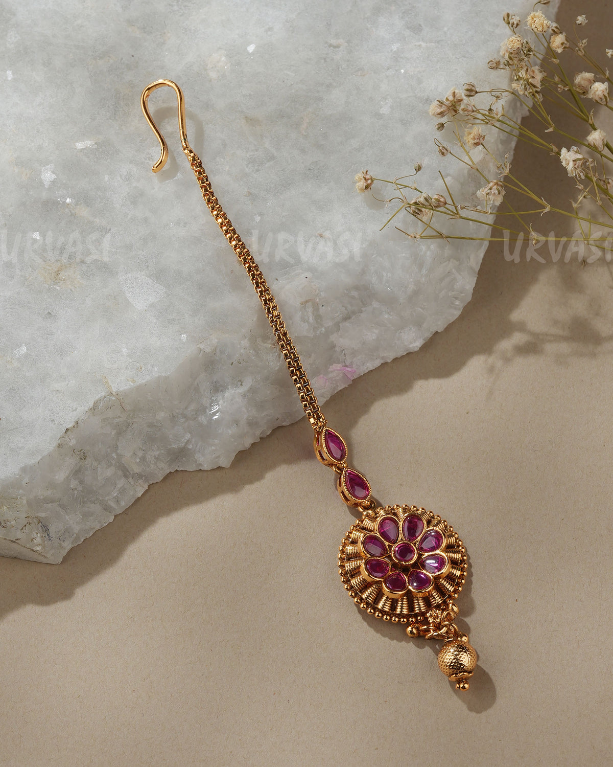 Gold - Toned Classic Floral Chutty CH 188