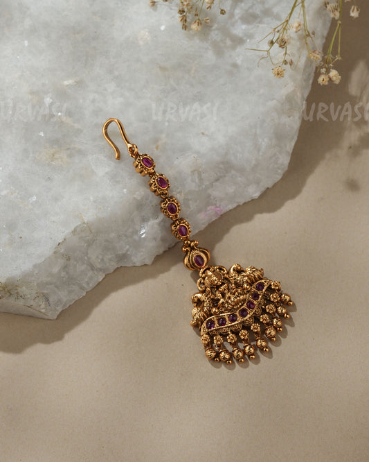 Gold-Toned Lakshmi Peacock Chutty CH 175