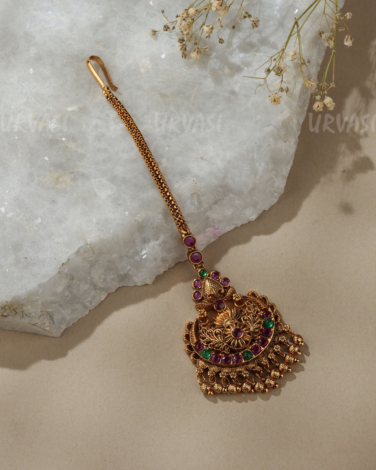 Gold-Toned Floral Chutty CH 172