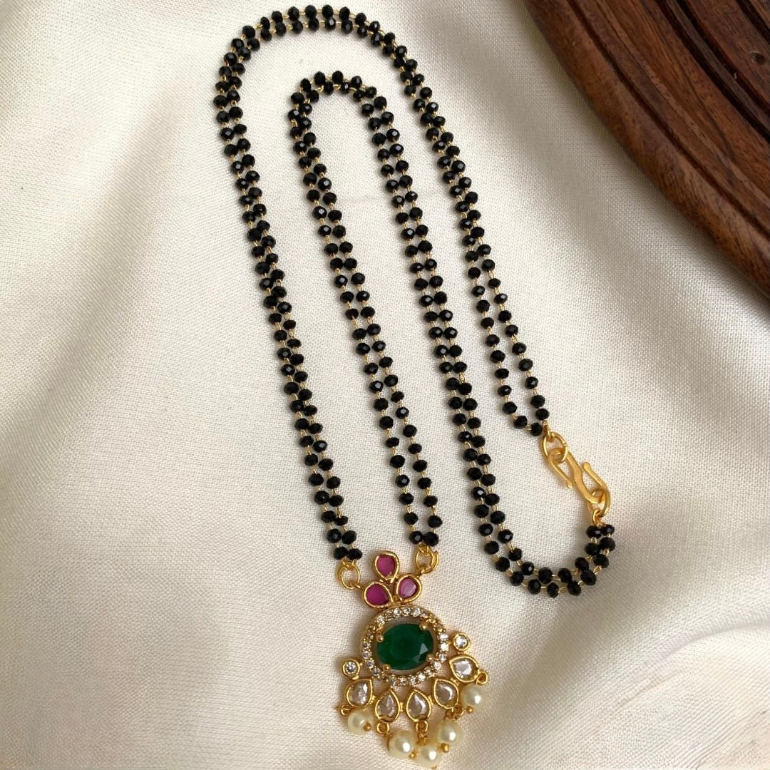 Gold-Toned Mangalsutra Mala Ma 151